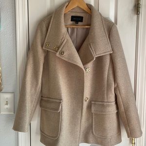 Brand New - stunning wool/polyester winter coat from Ann Taylor.